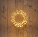 Anna's Collection Couronne métal 1200LED flash IP44 avec minuterie et variateur 36x8cm classique chaud
