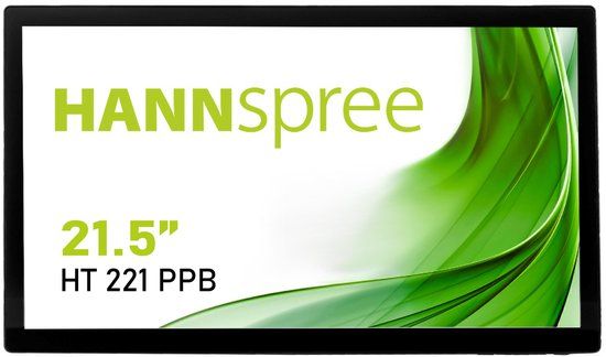 Hannspree HT 221 PPB 54,6 cm (21.5") Full HD LED Touchscreen Zwart