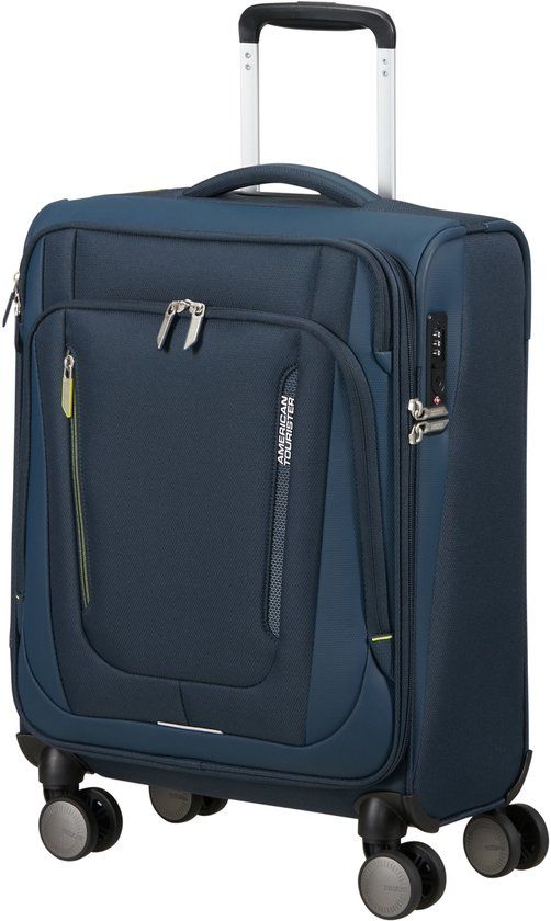 American Tourister Wanderlite handbagage koffer 55x40x20cm 44L Dark Navy