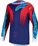 Alpinestars Fluid Drag Motocross-trui Blauw/rood/wit S