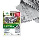 Rainexo Beschermhoes, zeer scheurvast voor 1 tafel, rond, 2,15 x 0,90 m, zilver/grijs