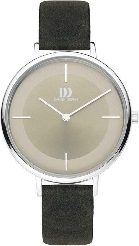 Danish Design IV14Q1185 horloge dames - grijs - edelstaal