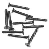 Hex Socket Tapping Flat Head Blk M2,6x18mm (10)