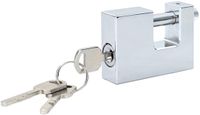 vidaXL - Hangslot - Zilver - Staal