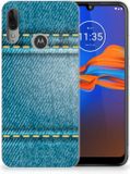 B2Ctelecom Motorola Moto E6 Plus Silicone Back Cover Jeans