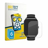 BROTECT Screenprotector 6 Stuks voor Kriutefy Smartwatch 1.83" Beschermglas transparant