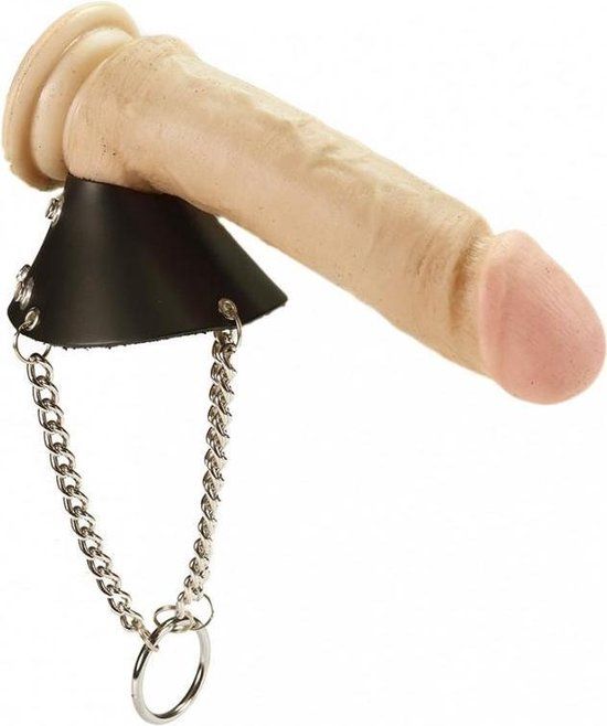 Rimba - Ball Stretcher Parachute Van Leer Met Kettingen Voor Gewichten - Verstelbaar
