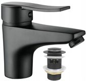 Kuchinox Madera - Wastafelkraan - Zwart - Klik-Klak - Staand