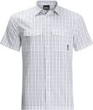 Jack Wolfskin Thompson Shirt Men - White - Short Sleeve - 2023