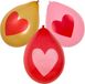 Boland Bol Hartjes ballonnen - 6 stuks - Rood, roze en goud - 30 cm