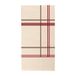 Ecolabel Servetten, 2-laags, 1/8 'Tartan', 18 g/m², 40 x 40 cm, gerecycled, natuur, 50 stuks