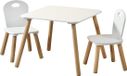 Kesper Kindertafel met 2 Stoelen Wit
