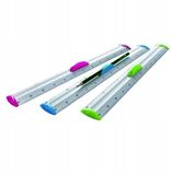 Merkloos Aluminium Liniaal met Potloodhoudertje - 30cm - Diverse Kleuren