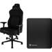 Vortech Vortech Prestige Gamestoel Zwart + Vortech Vloermat Zwart