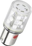 Barthelme Lampe de signalisation LED 52160212 Jaune BA15d