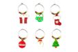 Excelsa For You Kerstglazen, set van 6 decoratieve bedels
