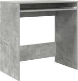 vidaXL Bureau Beton Grijs Bewerkt Hout 77.5 x 43 x 79 cm