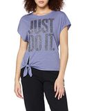 Nike Dri-Fit SS shirt dames lila M