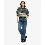 Superdry Trui met merkpatroon en ronde hals - Dames - Sweaters