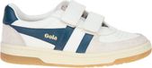 Gola Hawk Strap White - Vintage Blue Kinder Sneakers Unisex Klittenband Textiel Synthetisch Wit Maat 35