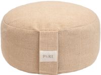 Pure - Superyoga Pure Meditatiekussen eco jute bruin rond 2.0