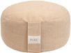 Pure - Superyoga Pure Meditatiekussen eco jute bruin rond 2.0