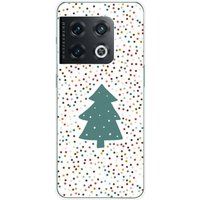 1001 coques OnePlus Beschermende siliconen case compatibel met OnePlus 10 Pro 5G Kerstboom