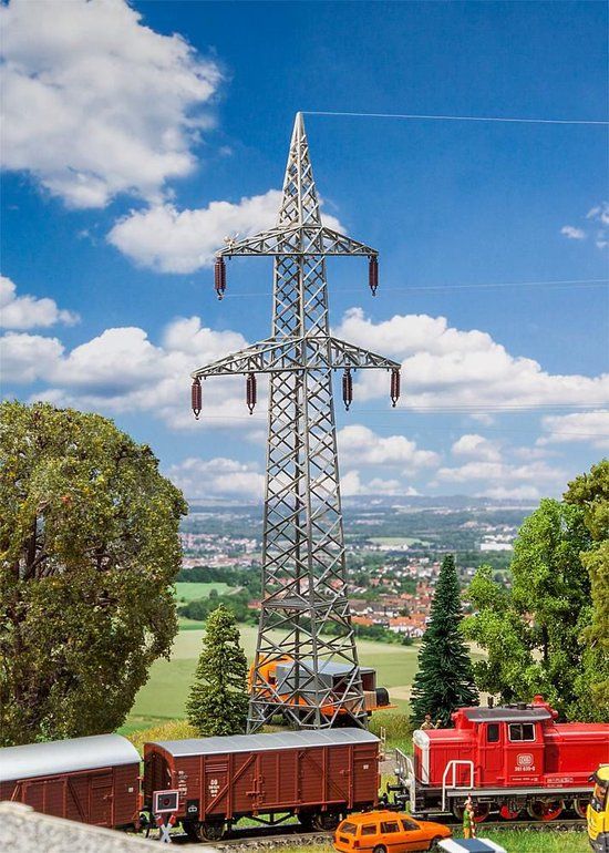Faller - 2 Hoogspanningsmasten (110 kV) - Schaal H0