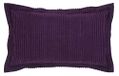 Better Trends 100% Katoen Tufted Unieke Luxe Machine Wasbaar Droogtrommel, Pruim, King Sham