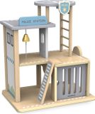 Mamabrum Bureau de police en bois avec accessoires