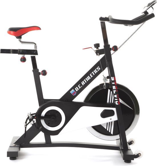 DC Athletics Stelvio Spinningfiets - Zwart/Rood