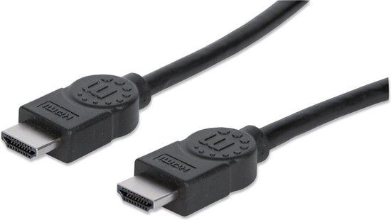 Manhattan HDMI-kabel - 5 m - Zwart - 4K UHD