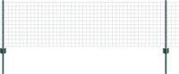 vidaXL Euro-hek met palen 25 x 0,6 m PVC-coated staal groen mesh