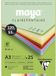 Clairefontaine 975333C Tekenblok Gelijmd Tekenpapier Maya - 25 Vellen Glad Tekenpapier in Pastelkleuren Geassorteerd - A3 29,7x42 cm 120g
