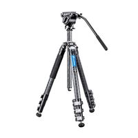 Leofoto Manba LV-323C Statief + BV-10 Videokop
