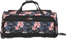 Enrico Benetti Santa Cruz Wieltas 75 cm - Reistas 101 Liter - Zwart-Bloem