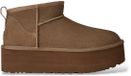 UGG Leren Classic Ultra Mini Platform laarzen Bruin