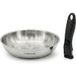 Fackelmann Lot De 1 Poêle 24 cm Inox Et 1 Manche Amovible Inogrip