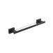 Gedy Atena handdoekstang 35 cm zwart mat