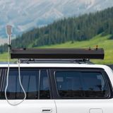 Merkloos / Sans marque Zonnewarmte Watertank Buitendouche - Draagbare Douche - Kamperen Overlanding - 20 Liter - Zwart