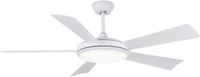 Evolar Smart Plafondventilator met Verlichting en WiFi - 132 cm - Stille Plafondlamp met Ventilator - Dimbaar Warm Wit Licht (LED) - EVO-CF52MW18W