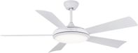 Evolar Smart Plafondventilator met Verlichting en WiFi - 132 cm - Stille Plafondlamp met Ventilator - Dimbaar Warm Wit Licht (LED) - EVO-CF52MW18W
