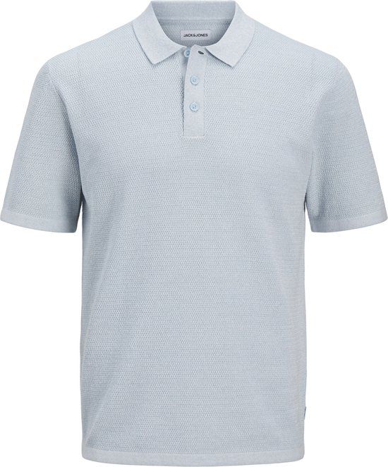 Jack &amp; jones JACK&JONES ESSENTIALS JJEGEORGE KNIT POLO SS SN Heren Poloshirt XXL Chambray Blue