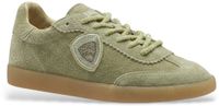 Blauer Aurora 01 groene sportschoenen voor dames van leer