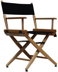Filmcraft Filmcraft Pro Series Short Director's Chair (45.7cm, Natural Frame, Black Canvas)