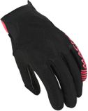 Macna Obtain Dames motorfiets leren handschoenen - Zwart/felroze - XS