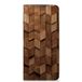 Motorola Étui portefeuille Cubes en bois