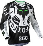 Fox 360 Nobyl Jersey Zwart/Wit S