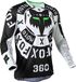 Fox 360 Nobyl Jersey Zwart/Wit S