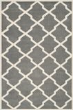Safavieh Vloerkleed Carbone handgemaakt wol 152 x 244 cm Donkergrijs